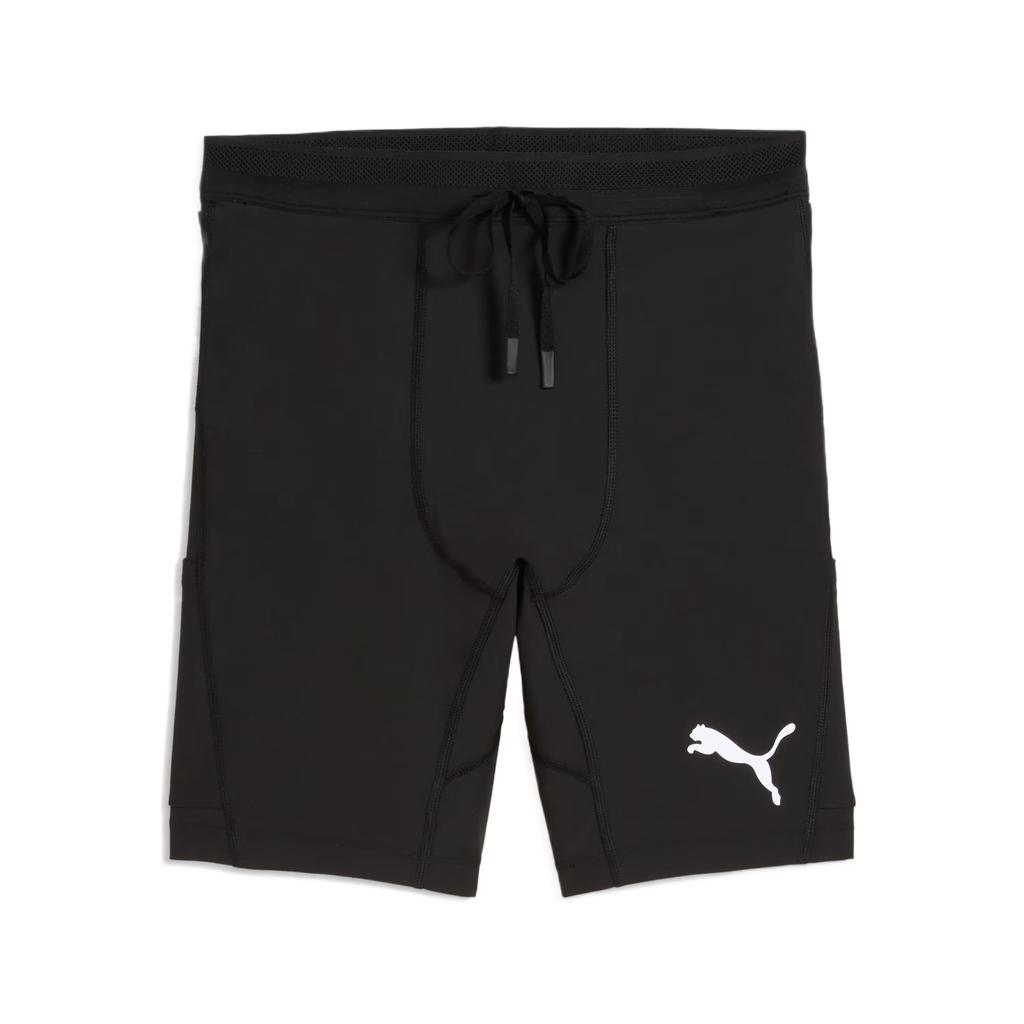 Puma Lightspeed Running Solid Moisture-Wicking Lace-Up Fitted Running Shorts Men shorts 528424-01