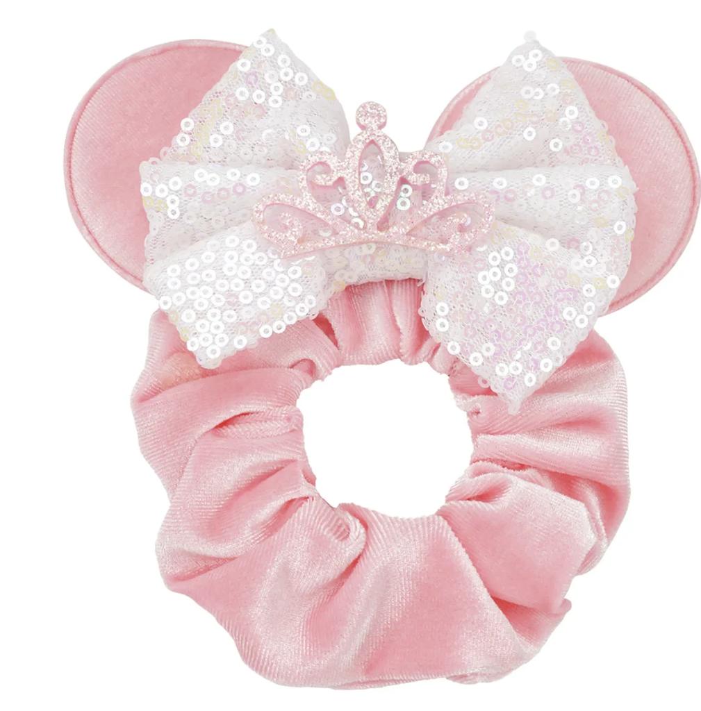 1 ks Vánoční myší uši Gumičky do vlasů Flitrové mašle Čelenka pro ženy Doplňky Sametové gumičky Pro dívky Party dekorace