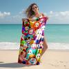 Personalized Customized Proof Beach Towel with Stumble Guys Pattern - Soft, Absorbent,quick-drying,perfect Swimming,camping&bathing