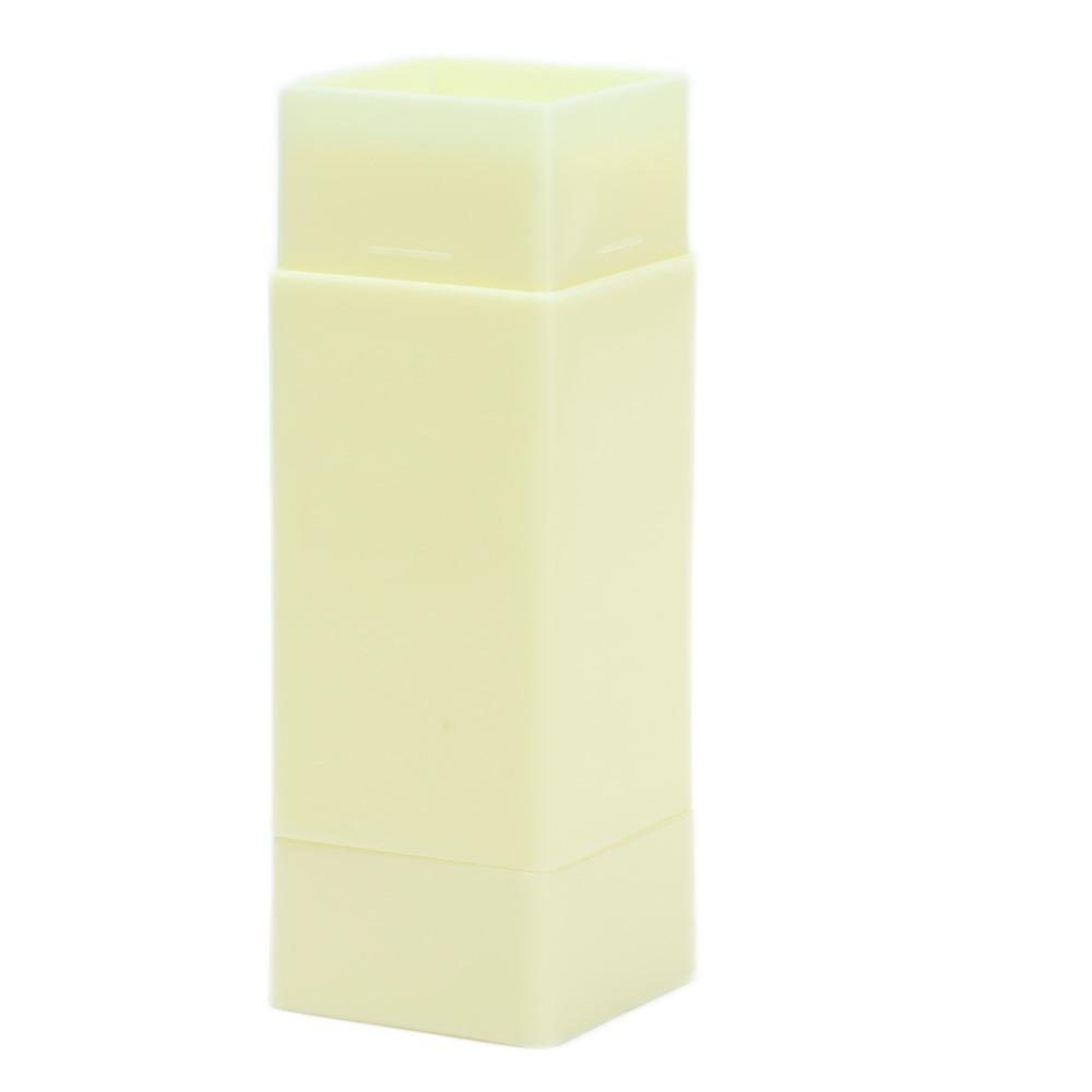 

10pcs Three-Dimensional Rectangle Butter Stick PP Rotatable Butter Spreader Bakery Catering жёлтый