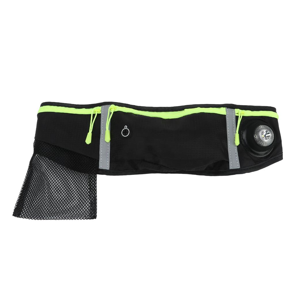 LED Running Belt Pouch IPX5 Waterproof 4 Level Lighting LED Light Waist Bag for Outdoor Riding