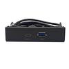 Durable USB3.0+Type C Floppy Drive Panel Long Lasting Suitable for 5.25inch Computer Chassis Hard Drive Installation