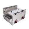 Commercial Gas Frying Machine Large Capacity Double Cylinder Deep Fryer French Fryer Stall Fried Chicken Stove