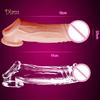 Lollipops Male Reusable Penis Sleeve Dildo Extender Enlargement Delay Ejaculation Sex Toy