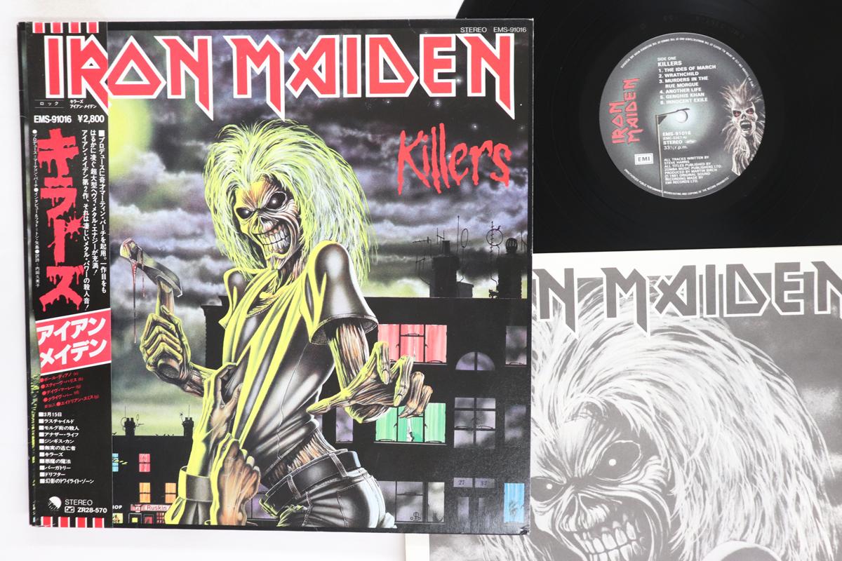 Виниловая пластинка IRON MAIDEN Killers EMS91016 EMI 1981 Япония Obi Металл Б/у