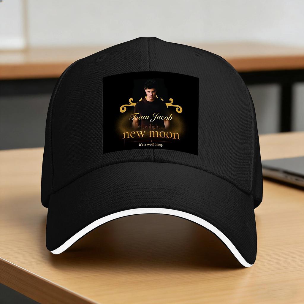 Twilight Jacob Black Sun Baseball Cap Summer Female Male Custom Diy Trucker Hat Sunscreen Casual Outdoor Gym Baseball Caps