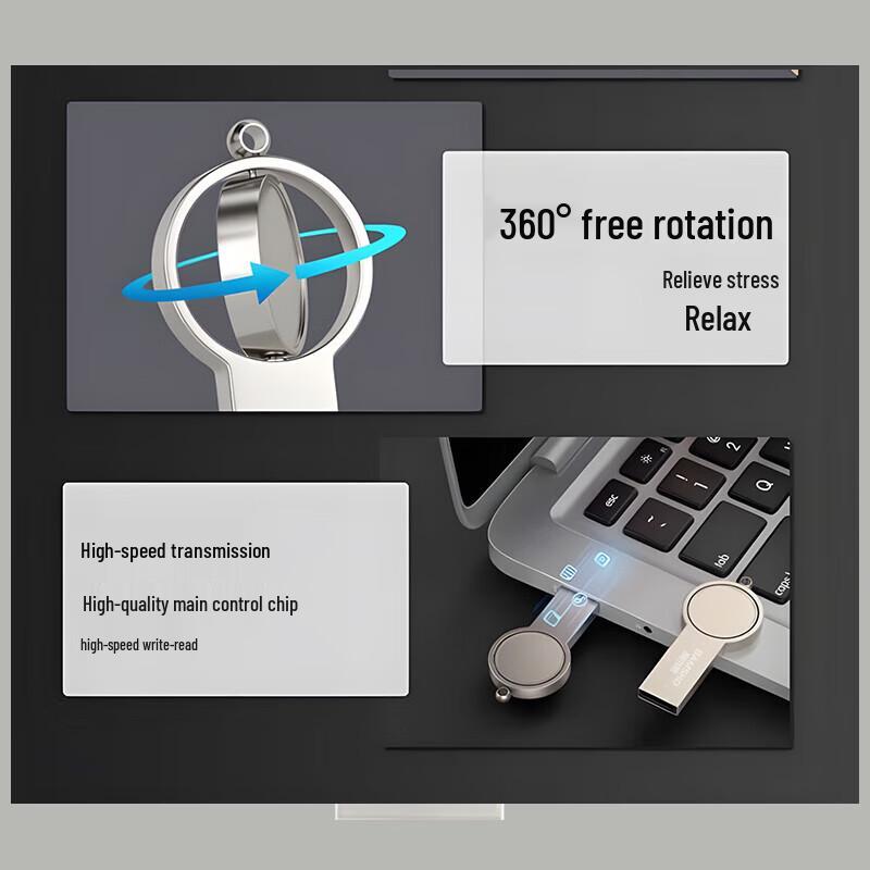 BAMUXIONG GJC-F00022 32GB USB 3.2 High-Speed Flash Drive