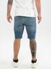 Herren Washed Blue Denim Shorts MyStars Damage 28