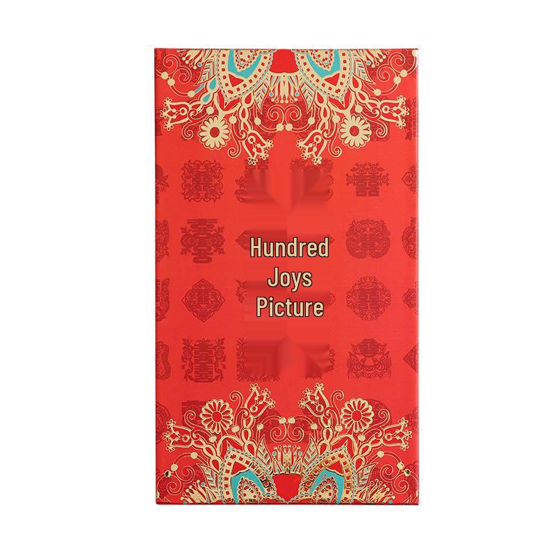 Double Happiness Wedding Certificate and Stamp Collection Book