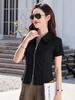 Cardigan da Donna in Cotone Slim Fit e T-shirt Casual a Maniche Corte - Stile Coreano