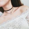 Star Pendants Chokers for Girls Black Velvet Short Chain Choker Necklaces Gothic Personality Neck Accessoriess Collar