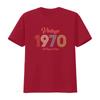Vintage 1970 1974 Original Part T Shirt Retro Style 50th Birthday For Unisex Vintage Graphic Top For Everyday Wear