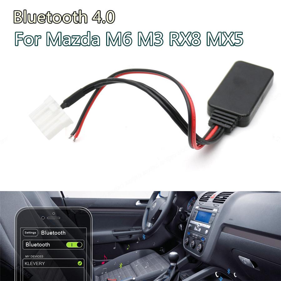 

Wireless Bluetooth Interface Adapter For Connecting To Car Audio System Via Aux Connector, Cable For Mazda M6 M3 Rx8 Mx5