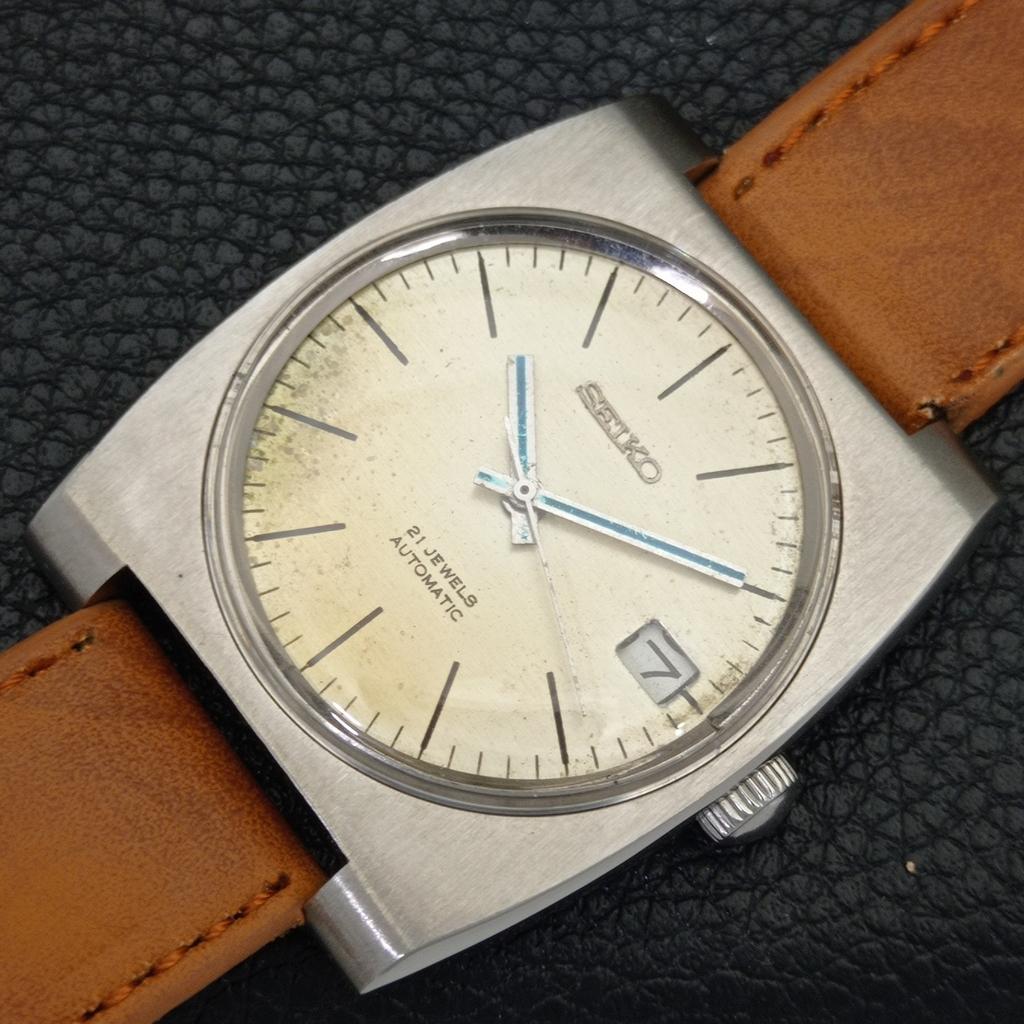 VINTAGE SEIKO HAND-WINDING JAPAN 6602B MENS ORIGINAL DIAL WATCH A702313-5
