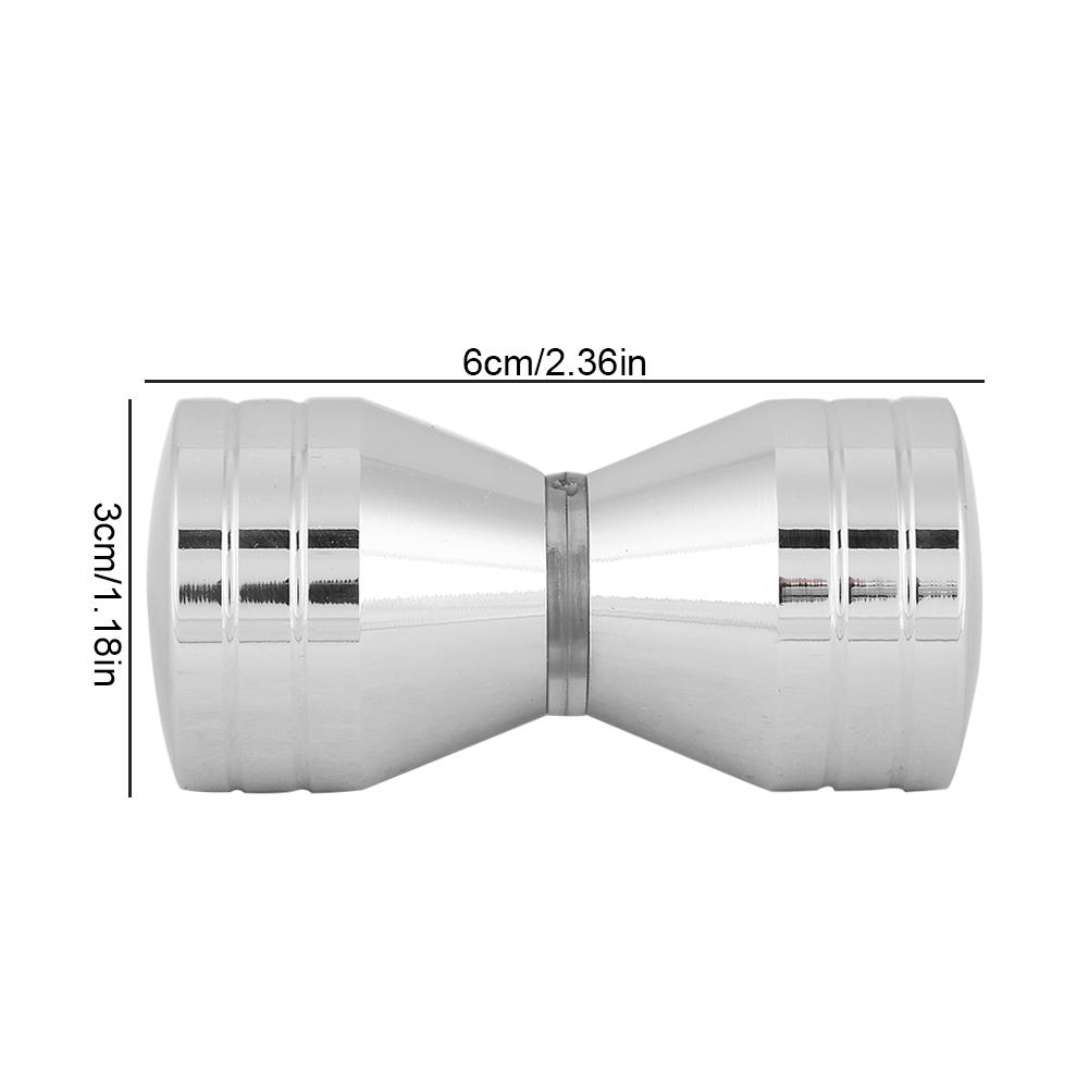 Aluminum Alloy Chrome Plated Pull Handle Knob for Home Bathroom Shower Glass Door Hardware