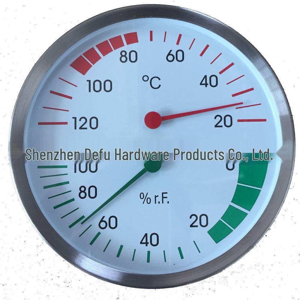 Настенный высокоточный термометр и гигрометр для сауны из нержавеющей стали