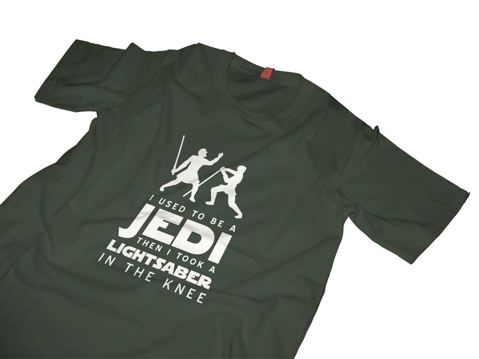 Star Wars Jedi T Shirt Skyrim T Shirt arrow in the knee L