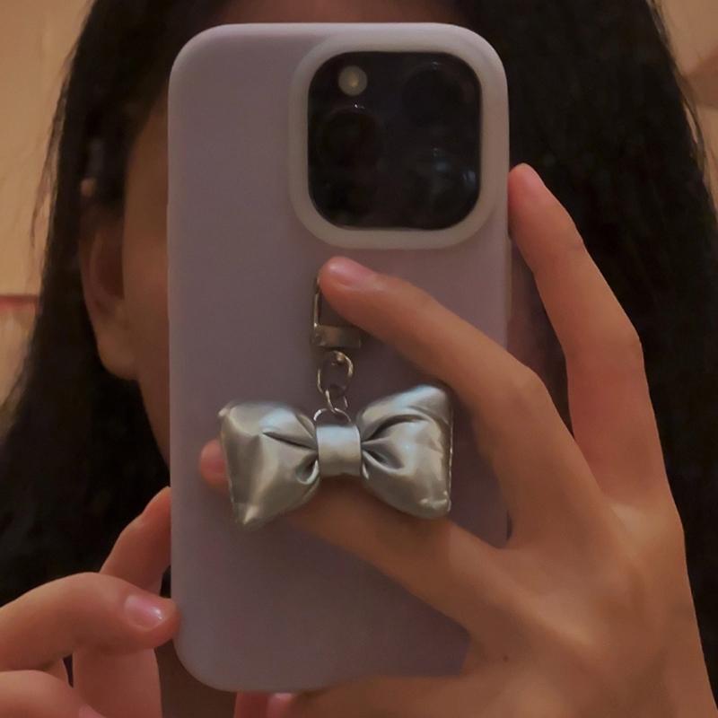 Stylish Keychain Elegant Bowknot Bag Pendant Cute Bowknot Bag Charm Fashion Bag Accessory Perfect Gift for Women Girls