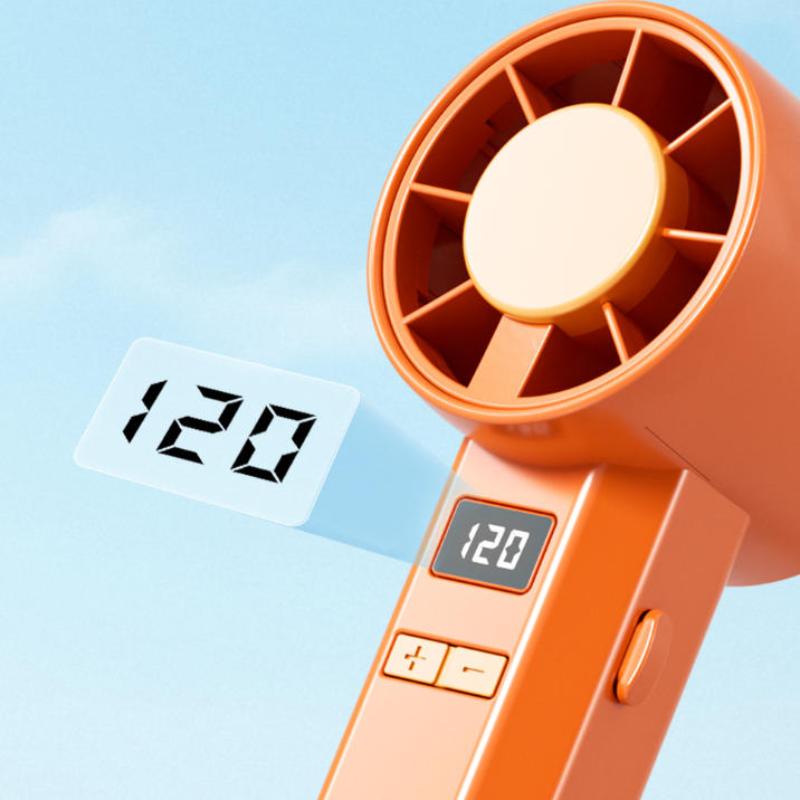 1 Set 120 Speed Usb Rechargeable Portable Mini Handheld Fans Folding Style High-Speed Cooling Fan For Travel Camping Outdoor