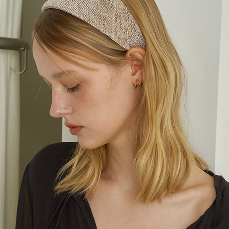 Ssecondo Tweed Wide Headband, Yohanna_3 Colors