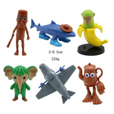 Funny Tung Tung Tung Sahur Figure Gift for Animal Lover, Humor Enthusiasts Sculpture Statue, Funny 3D Figurines