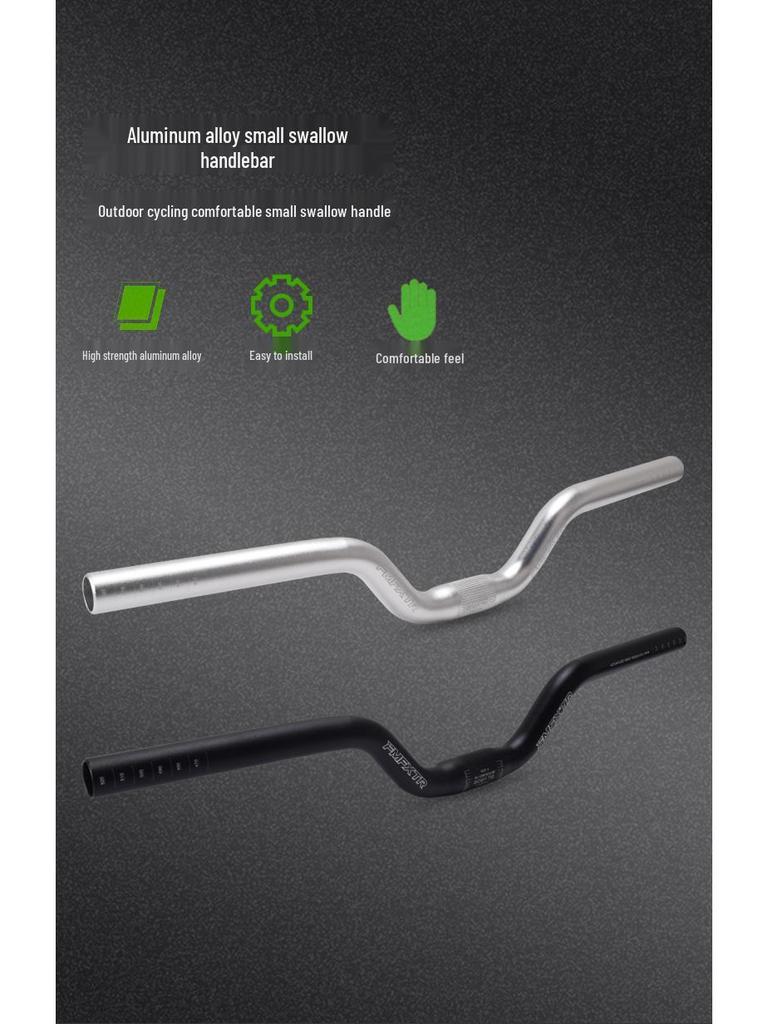 Bicycle Folding Handlebars: Fixed Gear, Big Swallow, Mid Swallow, Small Swallow, 25.4mm Scooter Compatible.