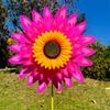 Multistyles Rotating Sunflower Stake Standing Lawn Flower Pinwheel  Outdoor Party Picnic Decor