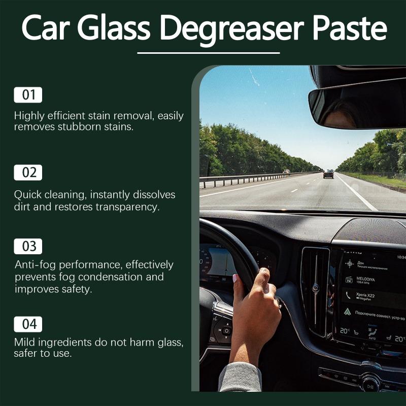 Oil Removal Stain Removal Waterproofing Car Window Rainproof Cleaning Agent Car Glass Degreasing Paste Car Windshield Cleaning