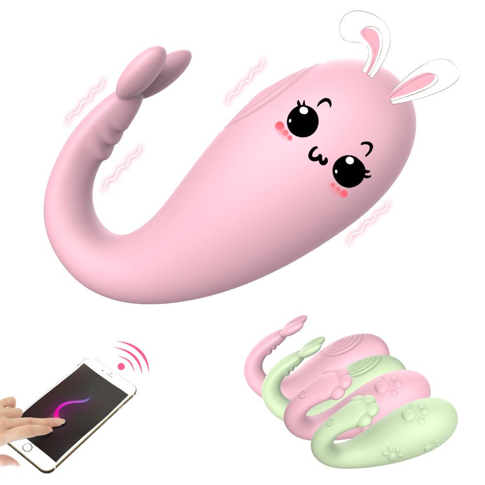 8 Frequency Wireless Remote control APP Bluetooth Monster Pub Vibrator G-spot Massage USB charging Sex Toys for Women Silicone