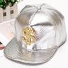 Baseball Cap Hip Hop Crocodile Skin Texture Rhinestone Decor Adjustable Buckle Cash Sign Sun Protection Anti-UV Glossy Punk Street Dance Hippie