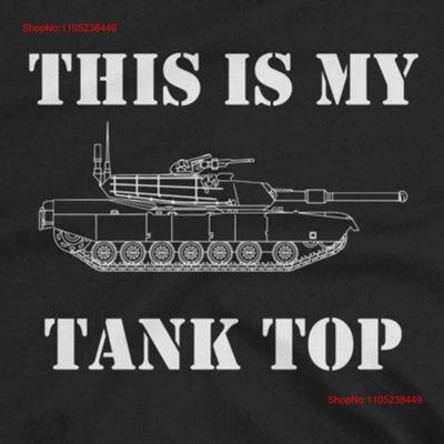 This Is My T Shirt Military M Abrams Funny Army Veteran Vintage Washed Designer Clothes Slightly Fashion Streetwear Stylish