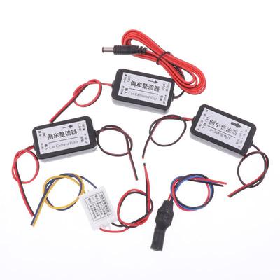 1/5Pcs Car Rear View Camera Rectifier 12V 24V Dc Power Relay Capacitor Filter For Car Backup Camera Signal Anti-Interference