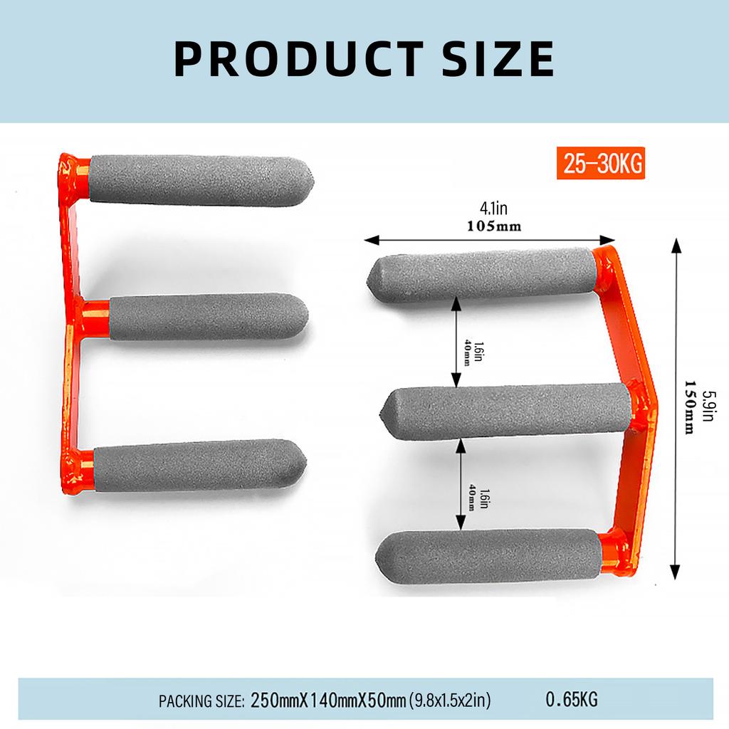 Suport Gips-carton cu Cleme de Prindere Confortabile, Cleme de Mână pentru Ridicare, Unealtă pentru Manipularea Plăcilor și Sticlei, Unealtă pentru Economisirea Muncii, Ridicător