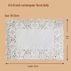 Wutuo Rectangular Lace Greaseproof Doilies