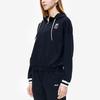 Fila Solid Color Casual Knit Hoodie Women Outerwear Black F11W229501F-BK