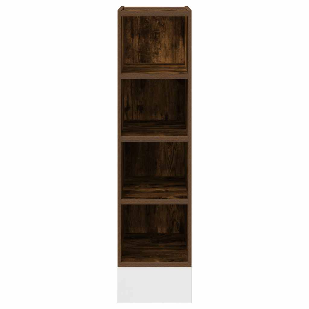 Vidaxl Szafka Dolna Dąb Wędzony 20X44,5X81,5 Cm Drewno Klejone