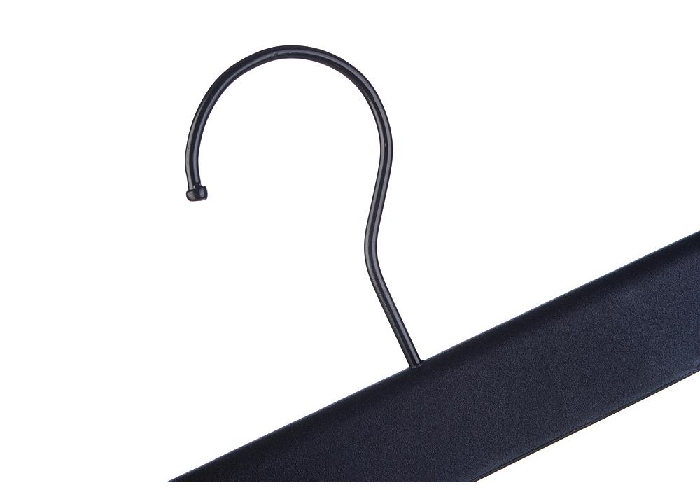 Frosted Non-slip Plastic Trouser and Skirt Hanger with Clips for Clothing Stores