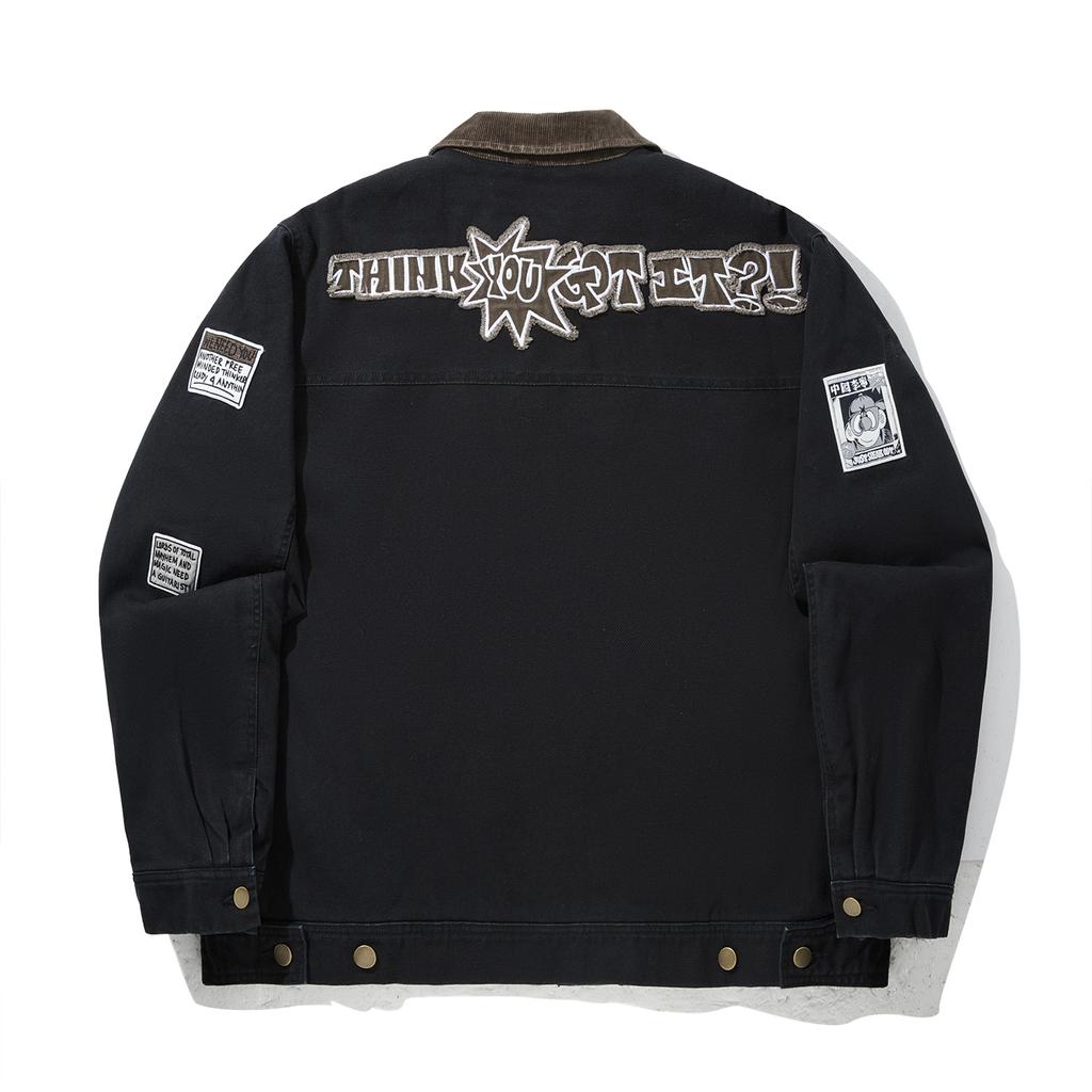 Li Ning Atticus Torre Collaboration Series Vielseitige Trendige Kurze Baumwolljacke Herrenjacke AJMV281-4