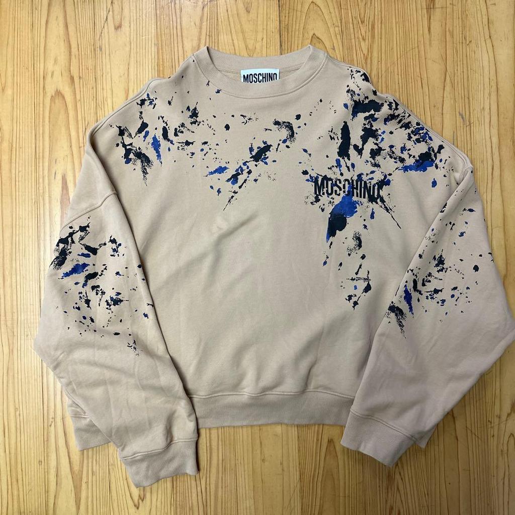Used MOSCHINO Splatter Print Sweatshirt