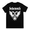 Men Clothing Summer T-shirts Black Metal Behemoth Printed O Neck Short Sleeve Tees Tops Oversized T Shirt Man Streetwear