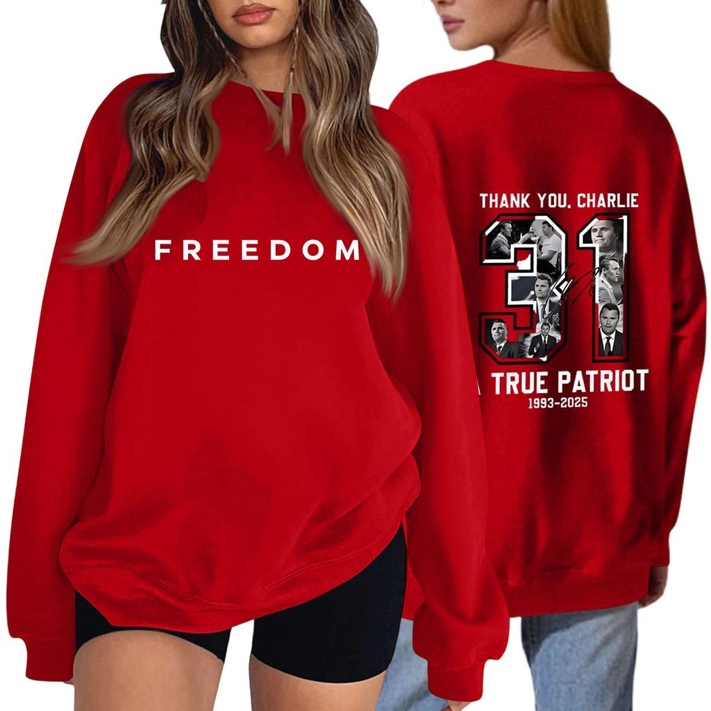 Womens Fashion Tops Casual Crewneck Striped Long Sleeve Loose Pullover Shirts