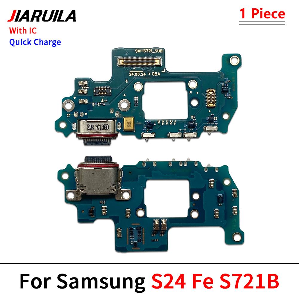 Connettore Dock Caricabatterie USB Porta di Ricarica Cavo Flessibile Microfono Per Samsung S22 S23 S24 Plus Ultra S21 Fe 5G S901B S906B S908B