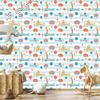 Wallpaper Balloons planes animals for living room and bedroom 50x1000