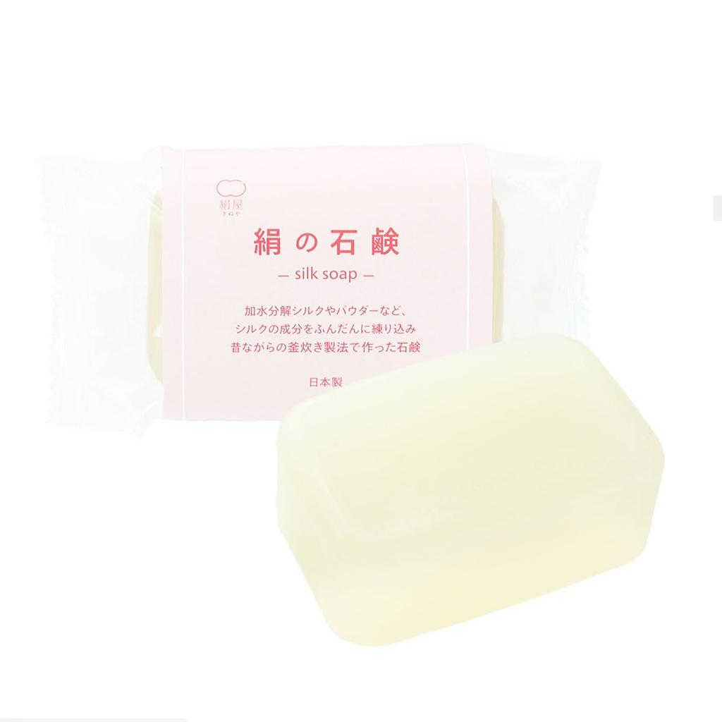 Kinuya Silk Silk Bar Fibroin Hydrolyzed Hand Wash Soap, Soap, 7373, Silk, Moisturizing, Dry, Bath,