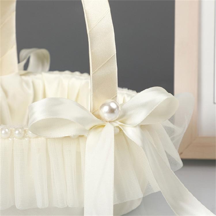 Wedding Baskets for Flower Girls Bridesmaid Anniversary Ceremony Candy Basket