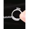 4pcs/Set Transparent Ring Sizer Adjuster, Invisible Coil Wrap Resizable Rings, Multiple Combinations Available