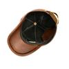 Real Leather Winter Baseball Cap Genuine Leather  for Men Adjustable Outdoor Keep Warm Snapback Earflaps Hat