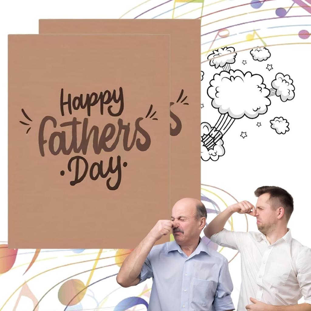 Endless-Farting Father's Day Card,  Funny Prank Fathers Day Card, Father's Day Gifts For Dads Funny Endless-Farting Sound Prank Greeting Card