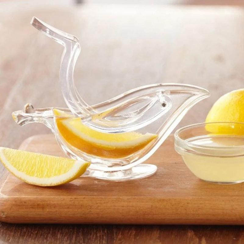 Pp Ruční odšťavňovač na plátky citronu Průhledný odšťavňovač na ovoce Klip na odšťavňovač citronu