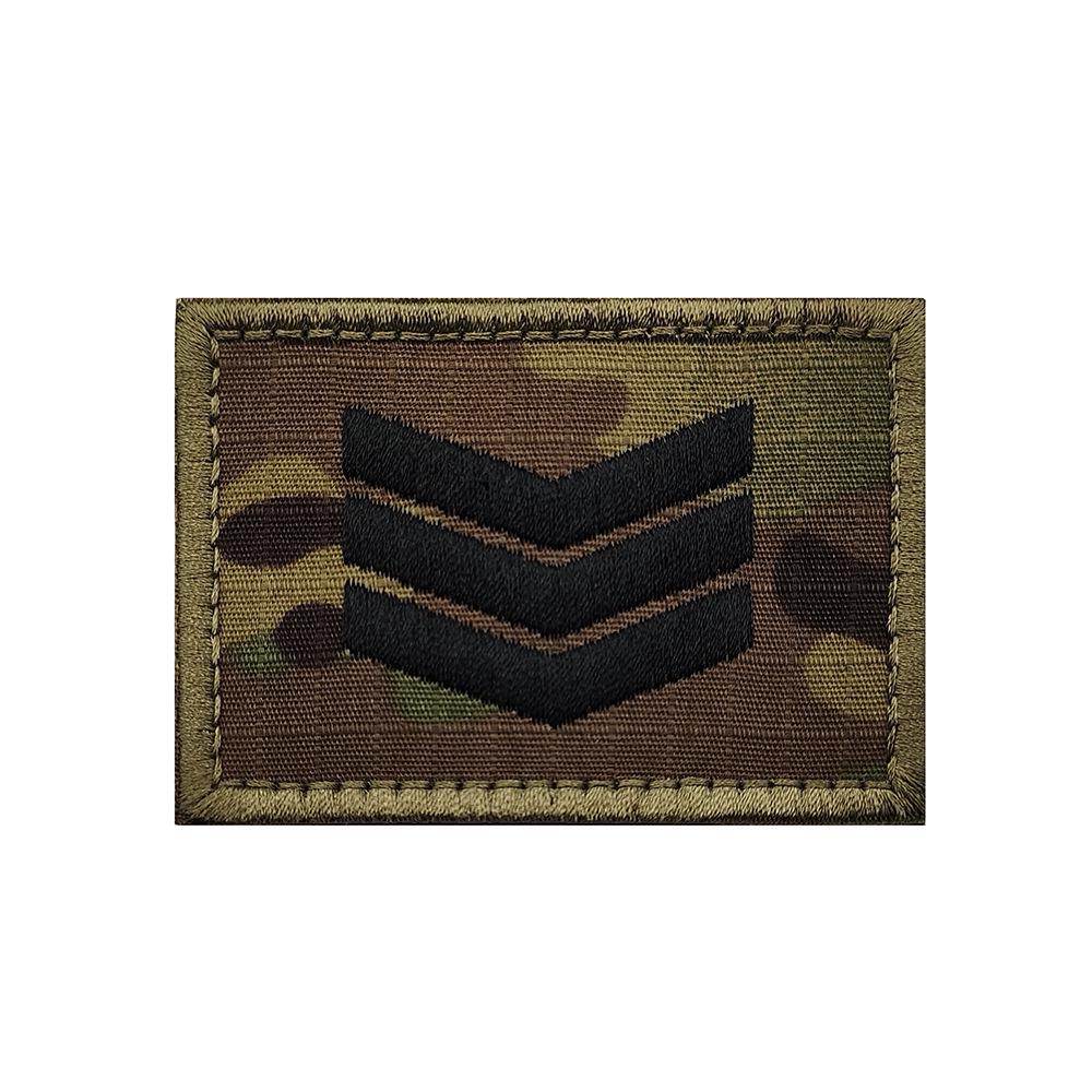 Military Embroidered Cloth Haike Rank Patch Tactical Velcro Armband